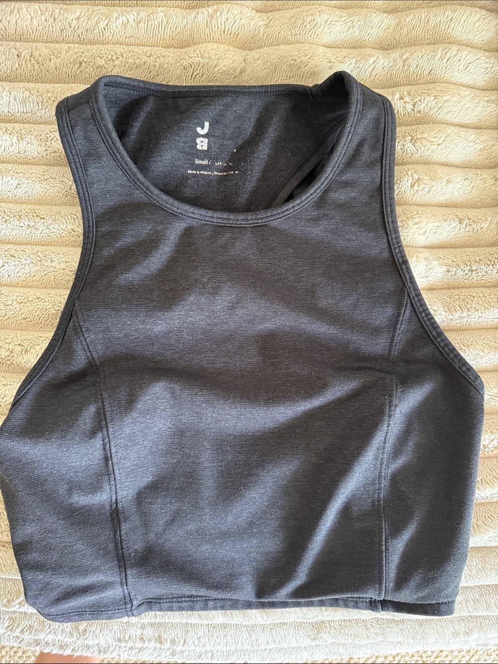 JoyLab Charcoal Gray Scoop Neck Athletic Tank